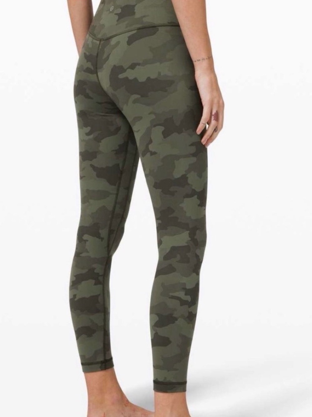 lululemon athletica Olive Green Camo High-Rise Leggings